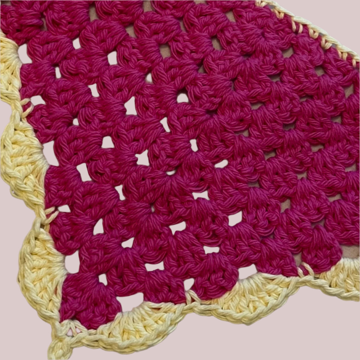 Crochet Odd Ball Hair Head Bandannas Scarf - Shell Edge