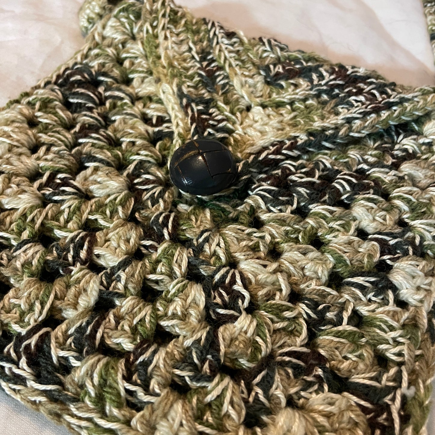 Crochet Camo Harness Bag