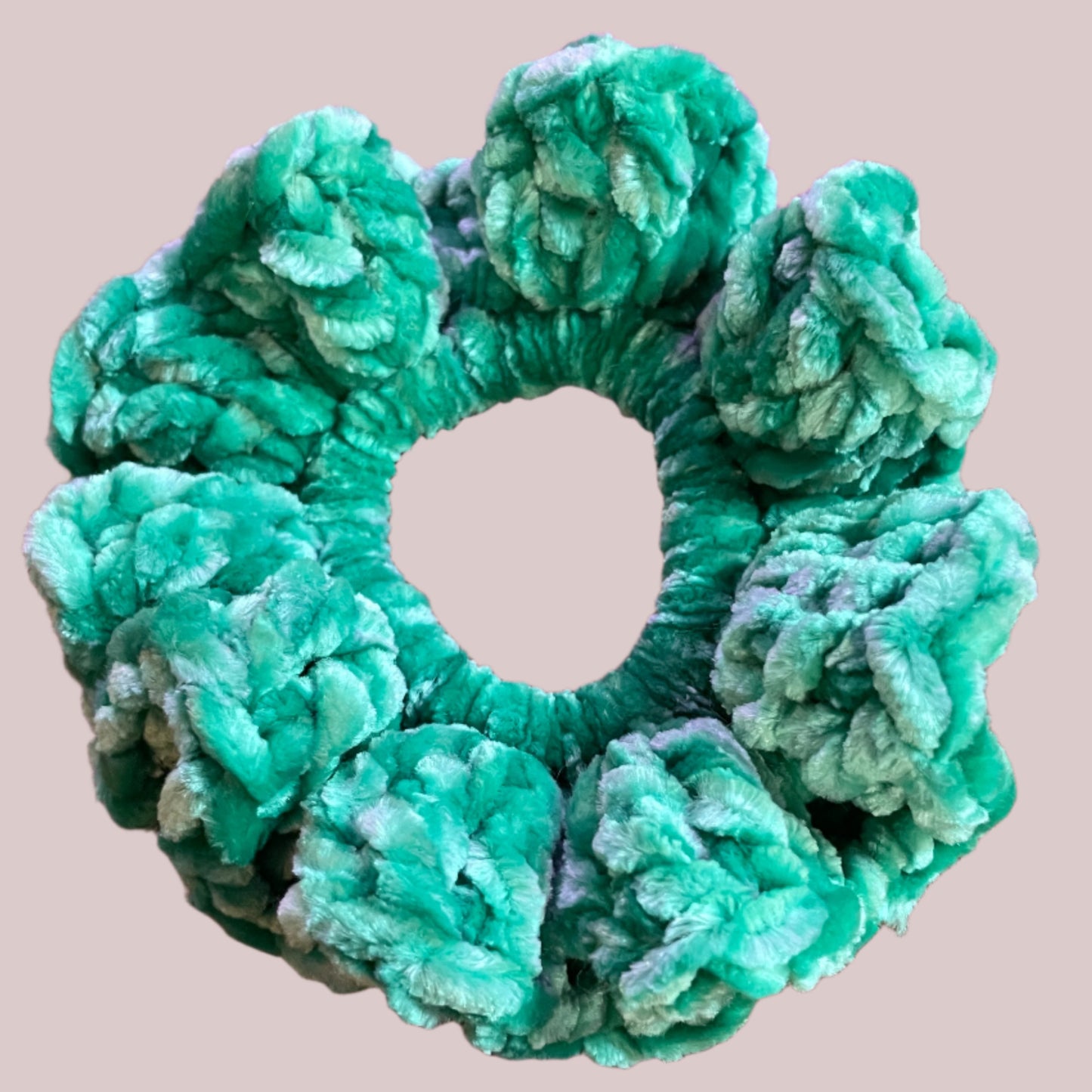 Crochet Velvet Scrunchies